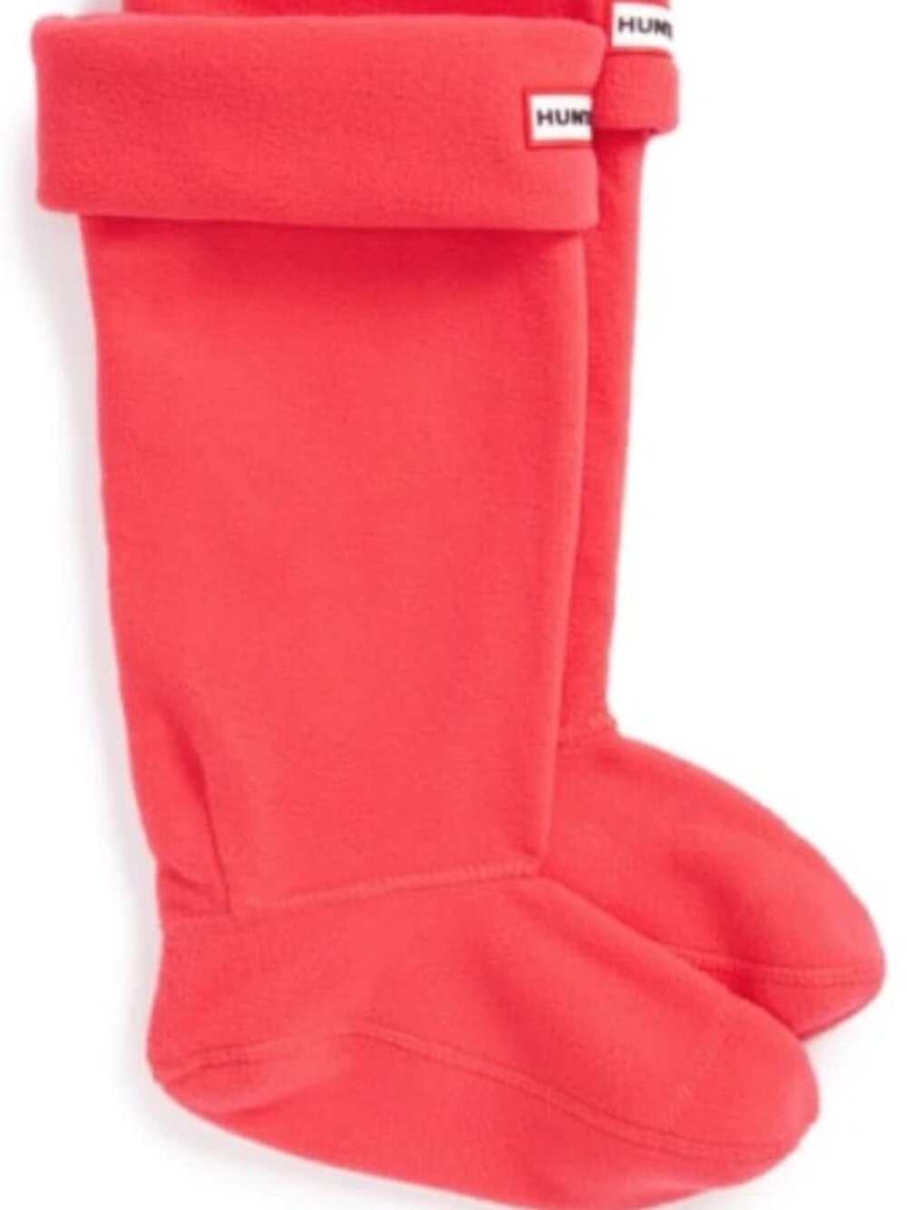 Hunter Boot Socks-Bright Coral Fleece